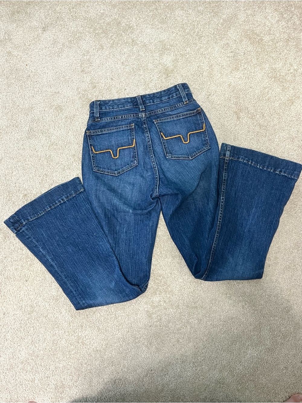 Kimes Ranch Women's Dark Blue Flare Jeans